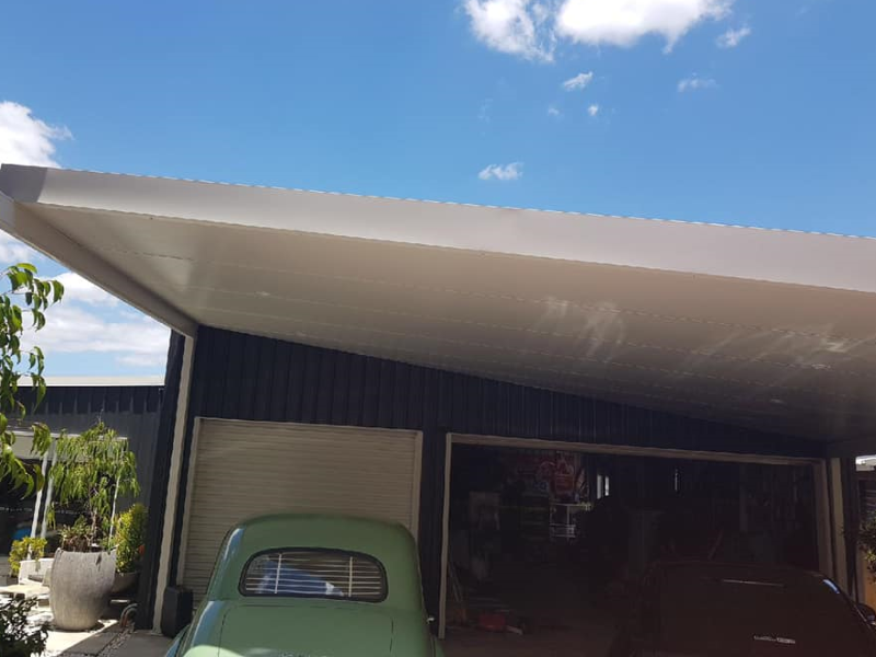 Attached Roof Style Insulated Panel Carport